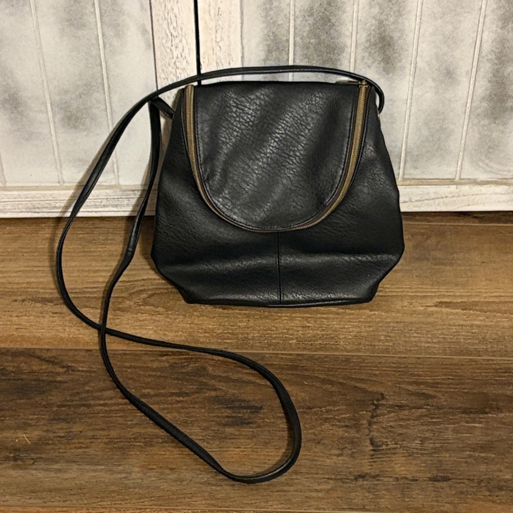 Classic Black Crossbody Shoulder Bag